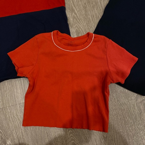 New Brandy melville navy red set of 3 - Picture 3 of 4